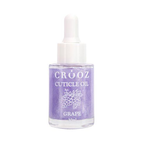 Суха олія з шимером CROOZ CUTICLE OIL Виноград 30 мл 27 фото