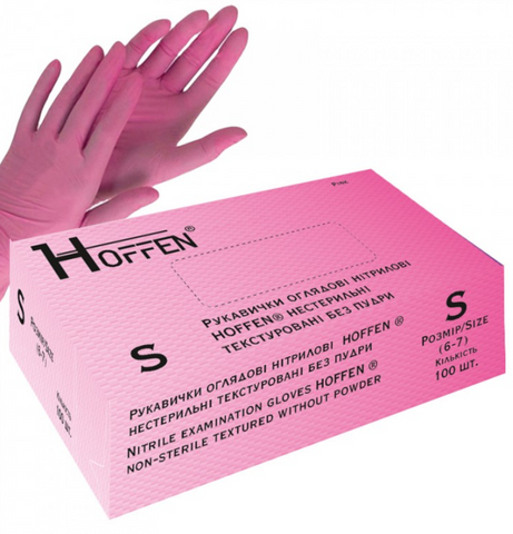 Рукавички рожеві S HOFFEN 8765 фото