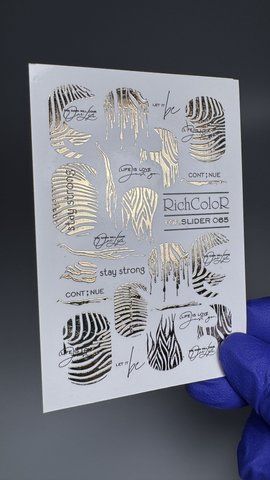 Слайдер дизайн Rich Color foil slider 065 33 фото